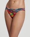 Give into glamour on getaway with this bikini from L*Space, striking in a bold print.