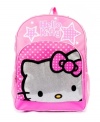 Cute carry. She can pack up all her supplies in this backpack from Hello Kitty, a sweet back-to-school style.