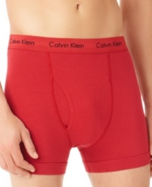 Classic cotton stretch 2 pack trunk by Calvin Klein. Classic cotton stretch 2 pack trunk by Calvin Klein.