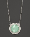 Rosecut aqua chalcedony set in a calm sea of sterling silver. By Gurhan.