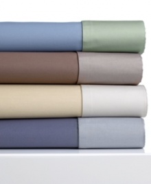 Two looks with one set! Charter Club brings versatility to the bedroom with this luxuriously soft sheet set that is reversible so you can change it up with one flip of the sheet. Features finely woven single-ply yarns and a wrinkle-resistant finish that stays smooth and soft after every wash. Two looks with one set! Charter Club brings versatility to the bedroom with this luxuriously soft sheet set that is reversible so you can change it up with one flip of the sheet. Features finely woven single-ply yarns and a wrinkle-resistant finish that stays smooth and soft after every wash.