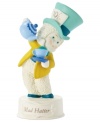 One lump or two? This adorable Snowbabies figurine pays homage to the loveable Alice in Wonderland story through a playful depiction of The Mad Hatter.