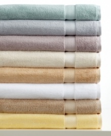 Charm your bath with comfort. This Classic bath towel from Charisma boasts luxurious Egyptian cotton for an ultrasoft hand, offered in a spectrum of soothing hues. Charm your bath with comfort. This Classic bath towel from Charisma boasts luxurious Egyptian cotton for an ultrasoft hand, offered in a spectrum of soothing hues.