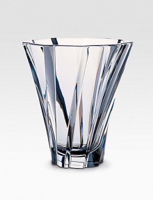 Named for and inspired by the shape created as a camera lens opens to let in light, this elegant work of art in crystal is curved and pleated for a subtle swirl effect.HandmadeLead crystal9.75HHand washMade in France Named for and inspired by the shape created as a camera lens opens to let in light, this elegant work of art in crystal is curved and pleated for a subtle swirl effect.HandmadeLead crystal9.75HHand washMade in France
