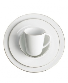 Simply elegant for everyday meals but with a banded edge that shines on formal tables, Charter Club's Platinum Fine Line rim soup bowl is a flawless choice for every occasion. Simply elegant for everyday meals but with a banded edge that shines on formal tables, Charter Club's Platinum Fine Line rim soup bowl is a flawless choice for every occasion.