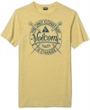 Share some words of wisdom via this cool Volcom graphic tee.