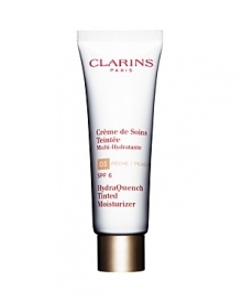 A protective and moisturizing cream with healthy-glow pigments to ensure an even and transparent complexion and healthy-looking skin.Benefits• Provides optimal hydration with an added botanical benefit: Katafray Extract.• Delivers a hint of color for a beautiful, natural-looking complexion.• Offers protection with an SPF 6.Key Ingredients• Katafray Extract – For time-released hydration.• Color Correcting Pigments – Optically diminish fine lines, imperfections and signs of fatigue.• 100% mineral filters A protective and moisturizing cream with healthy-glow pigments to ensure an even and transparent complexion and healthy-looking skin.Benefits• Provides optimal hydration with an added botanical benefit: Katafray Extract.• Delivers a hint of color for a beautiful, natural-looking complexion.• Offers protection with an SPF 6.Key Ingredients• Katafray Extract – For time-released hydration.• Color Correcting Pigments – Optically diminish fine lines, imperfections and signs of fatigue.• 100% mineral filters