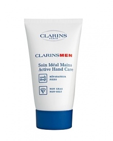 Give rough, dry hands immediate comfort with this non-oily hand treatment formulated specifically for men. Give rough, dry hands immediate comfort with this non-oily hand treatment formulated specifically for men.