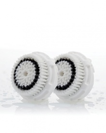 The Clarisonic® Skin Care Brush is designed for use on all skin types. A choice of replacement brush heads is available to suit different skin types and sensitivities. All brush heads are effective for use on the face, décolletté and body. Normal: Perfect for normal skin, shaving prep, and for use on the décolleté and body. Sensitive: A great starting point for sensitive to normal skin types. Delicate: An ultra-soft brush for those with delicate or extra-sensitive skin. The Clarisonic® Skin Care Brush is designed for use on all skin types. A choice of replacement brush heads is available to suit different skin types and sensitivities. All brush heads are effective for use on the face, décolletté and body. Normal: Perfect for normal skin, shaving prep, and for use on the décolleté and body. Sensitive: A great starting point for sensitive to normal skin types. Delicate: An ultra-soft brush for those with delicate or extra-sensitive skin.