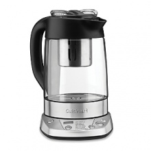 Cuisinart's new programmable tea steeper features preset water temperatures to ensure that each variety of tea steeps at the proper temperature. A countdown steeping timer can be adjusted to increase or decrease steeping time according to taste. Cuisinart's new programmable tea steeper features preset water temperatures to ensure that each variety of tea steeps at the proper temperature. A countdown steeping timer can be adjusted to increase or decrease steeping time according to taste.