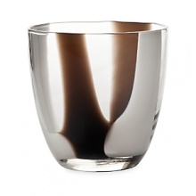 Infuse your table with a splash of color with these artfully-blown old fashioned glasses.