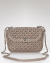 Treesje's quilted shoulder bag is an after-dark option with prim and proper appeal. Slip this leather mini over a nipped jacket to channel of-the-moment elegance.
