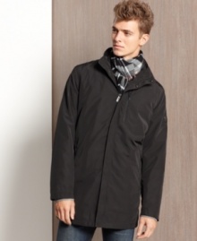 Layer up in style. This Commuter 3-in-1 system is a sleek look, and thanks to inner and outer coats, you can easily adapt to the weather. Layer up in style. This Commuter 3-in-1 system is a sleek look, and thanks to inner and outer coats, you can easily adapt to the weather.