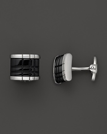 Striking onyx enhances the gleam of sterling silver. By Dolan & Bullock. From the Onyx Collection. Striking onyx enhances the gleam of sterling silver. By Dolan & Bullock. From the Onyx Collection.