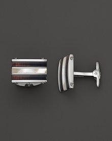 Striking onyx, mother-of-pearl and warm ebony enhance the gleam of sterling silver. By Dolan & Bullock. From the Stone Accent Collection. Striking onyx, mother-of-pearl and warm ebony enhance the gleam of sterling silver. By Dolan & Bullock. From the Stone Accent Collection.