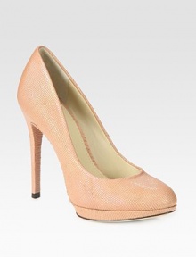 Posh snake-print leather design with an ultra-skinny heel and covered platform. Self-covered heel, 4½ (115mm)Covered platform, ½ (15mm)Compares to a 4 heel (100mm)Snake-print leather upperLeather lining and solePadded insoleImported Posh snake-print leather design with an ultra-skinny heel and covered platform. Self-covered heel, 4½ (115mm)Covered platform, ½ (15mm)Compares to a 4 heel (100mm)Snake-print leather upperLeather lining and solePadded insoleImported