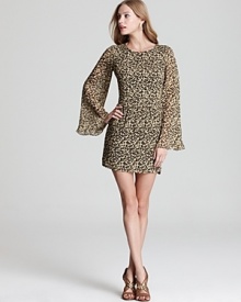 Dolce Vita Dress - Nyssa Silk Leopard Print