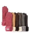 You'll have cozy winter style at your fingertips with these luxe shearling gloves from UGG® Australia.
