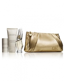 This set includes your favorite travel-size essentials. Donna Karan Cashmere Mist eau de parfum spray 1.7 oz., body lotion 2.5 oz., mini deodorant/anti-perspirant 1.0 oz. and chic cosmetic bag. This set includes your favorite travel-size essentials. Donna Karan Cashmere Mist eau de parfum spray 1.7 oz., body lotion 2.5 oz., mini deodorant/anti-perspirant 1.0 oz. and chic cosmetic bag.