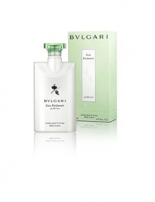 Structured around the refreshing vitality and purity of green tea, it is an expression of elegance and personal indulgence. Moisturizing body lotion for men and women, to apply with a light massage. The Green tea milk moisturizes skin and the Jasmine and Orange blossom extracts leave it firm and fresh. Top notes: Italian Bergamot. Heart notes: Green Tea. Base notes: Pepper. 6.8 oz. Structured around the refreshing vitality and purity of green tea, it is an expression of elegance and personal indulgence. Moisturizing body lotion for men and women, to apply with a light massage. The Green tea milk moisturizes skin and the Jasmine and Orange blossom extracts leave it firm and fresh. Top notes: Italian Bergamot. Heart notes: Green Tea. Base notes: Pepper. 6.8 oz.