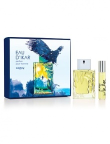 The Eau d'Ikar visual is enhanced by this set. Black outside and inside, masculine and elegant, this set is the must-have for travelers. Set includes: Eau d'Ikar, 1.7 oz. and an Eau d'Ikar travel spray. Made in France. The Eau d'Ikar visual is enhanced by this set. Black outside and inside, masculine and elegant, this set is the must-have for travelers. Set includes: Eau d'Ikar, 1.7 oz. and an Eau d'Ikar travel spray. Made in France.