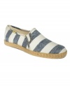 Go for a sweet, retro look this summer with the beachy style of the slip on Jute sneakers by Keds.