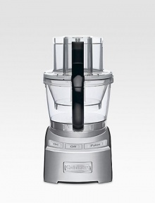 Combining culinary excellence with groundbreaking innovation, this food processor sets the bar for the next generation of kitchen appliances. With a 4-cup work bowl nested inside the big bowl, plus the adjustable 6-position slicing disc and reversible shredding disc, it provides home chefs with multiple food processors in one. Combining culinary excellence with groundbreaking innovation, this food processor sets the bar for the next generation of kitchen appliances. With a 4-cup work bowl nested inside the big bowl, plus the adjustable 6-position slicing disc and reversible shredding disc, it provides home chefs with multiple food processors in one.