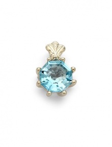 THE LOOKBee collectionBee and dot accentsBlue topaz detailSterling silver setting Latch closure THE MEASUREMENTLength, about 1ORIGINMade in USAPlease note: chain not included. THE LOOKBee collectionBee and dot accentsBlue topaz detailSterling silver setting Latch closure THE MEASUREMENTLength, about 1ORIGINMade in USAPlease note: chain not included.