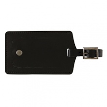 Quickly and easily identify your bag with this high profile genuine leather tag. A snap closure allows you to securely store your personal identification information. A secure buckle closure attaches the tag to your bag. Quickly and easily identify your bag with this high profile genuine leather tag. A snap closure allows you to securely store your personal identification information. A secure buckle closure attaches the tag to your bag.