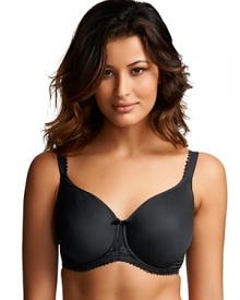 Seam free with innovative molded cups, Fantasie's underwire bra smooths and shapes without adding size. Available in a wide range of sizes. Style #FL2024.