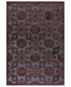 Lose yourself in the spellbinding look and unbelievably plush feel of Couristan's Pave Bezel Medallion rug. Woven of a luxe blend of viscose, silk and chenille for one-of-a-kind texture and high-low carved effect, the medallion-patterned rug is rendered in rich chestnut and lapis hues to add high style to any room.