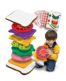 They'll have a blast playing with their food! This stacking game features your child's favorite things to eat. They'll have a blast playing with their food! This stacking game features your child's favorite things to eat.