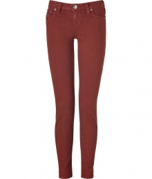 Elevate your go-to closet staples with these cool mahogany ultra-skinny jean leggings from True Religion - Five-pocket styling, logo detailed back flap pockets - Extra form-fitting - Style with cashmere pullovers and shearling lined boots Elevate your go-to closet staples with these cool mahogany ultra-skinny jean leggings from True Religion - Five-pocket styling, logo detailed back flap pockets - Extra form-fitting - Style with cashmere pullovers and shearling lined boots