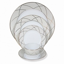 The dominant color of brilliant platinum has the ability to capture light in a room. When candlelight is used you will feel as though you are dining under the moon. The plates are adorned in two variations: plain and with arch pattern. The dominant color of brilliant platinum has the ability to capture light in a room. When candlelight is used you will feel as though you are dining under the moon. The plates are adorned in two variations: plain and with arch pattern.