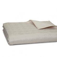 The neat box stitch adorning this luminous satin Hudson Park queen coverlet in a calming, versatile taupe evokes modern simplicity and sophistication. The neat box stitch adorning this luminous satin Hudson Park queen coverlet in a calming, versatile taupe evokes modern simplicity and sophistication.