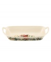 Perfect for sticky buns and Christmas stollen, the Winter Greetings bread basket from Lenox's collection of serveware and serving dishes combines everything that's most beautiful about the season in fine ivory porcelain. Qualifies for Rebate