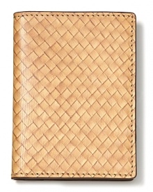 A sleek, modern wallet puts a stylish spin on an accessory we all take for granted. A sleek, modern wallet puts a stylish spin on an accessory we all take for granted.