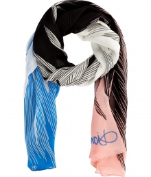 An easy way to work a pop of color into your outfit, Diane von Furstenbergs washed silk chiffon scarf is both uplifting and chic - Sheer washed silk chiffon - Wrap around tailored sheath dresses or pair with a boyfriend blazer and tee An easy way to work a pop of color into your outfit, Diane von Furstenbergs washed silk chiffon scarf is both uplifting and chic - Sheer washed silk chiffon - Wrap around tailored sheath dresses or pair with a boyfriend blazer and tee