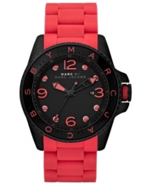 This Diver collection watch from Marc by Marc Jacobs is the perfect seasonal accessory with its playful color.