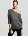 Rock this effortlessly sexy and chic top from Velvet by Graham & Spencer with skinny jeans for sleek juxtaposition.