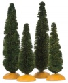 Complement the beautiful buildings in your holiday village with lush green cypress trees from Department 56.