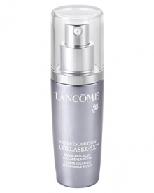 FIGHT WRINKLES AT THE SOURCE.TARGET 80% OF COLLAGEN IN JUST 48 HOURS!*Inspired by cutting-edge laser therapy, High Résolution Collaser-5X™ contains a revolutionary new complex of Rice Peptides, Alfalfa Extract, and Co-Enzyme R combined with Vitamin Cg, that now helps target 5 key types of collagen that make up 80% of collagen in the skin.** Wrinkles appear pushed up and out. Skins youthful suppleness and bounce return. Fast, Visible Results:***- Immediately: Feel softer, smoother skin.- In 1 week: 67% see an overall improvement in skins appearance.- In 4 weeks: 80% feel more supple skin. Wrinkles appearsignificantly reduced with improved firmness. Reveal more even-toned, younger-looking skin.*Fight wrinkles deep within skins surface layers.In-vitro testing on Rice Peptides and Alfalfa Extract shows production of new collagen within 48 hours.**In-vitro tests.***Based on results from a 4-week consumer test. FIGHT WRINKLES AT THE SOURCE.TARGET 80% OF COLLAGEN IN JUST 48 HOURS!*Inspired by cutting-edge laser therapy, High Résolution Collaser-5X™ contains a revolutionary new complex of Rice Peptides, Alfalfa Extract, and Co-Enzyme R combined with Vitamin Cg, that now helps target 5 key types of collagen that make up 80% of collagen in the skin.** Wrinkles appear pushed up and out. Skins youthful suppleness and bounce return. Fast, Visible Results:***- Immediately: Feel softer, smoother skin.- In 1 week: 67% see an overall improvement in skins appearance.- In 4 weeks: 80% feel more supple skin. Wrinkles appearsignificantly reduced with improved firmness. Reveal more even-toned, younger-looking skin.*Fight wrinkles deep within skins surface layers.In-vitro testing on Rice Peptides and Alfalfa Extract shows production of new collagen within 48 hours.**In-vitro tests.***Based on results from a 4-week consumer test.