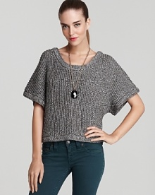 Whether worn with modern maxis or your favorite jeans, this subtly sparkly Ella Moss sweater makes a trend-right impression on fall. Whether worn with modern maxis or your favorite jeans, this subtly sparkly Ella Moss sweater makes a trend-right impression on fall.
