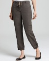 Lightweight and versatile, these Eileen Fisher cropped linen cargo pants lend effortless ease to off-duty days.