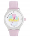 Satisfy your sweet tooth with this pretty-in-pink watch from Bestey Johnson.