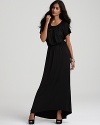 This Ella Moss maxi dress is, like its name, a girl's best friend. Dress the sweeping silhouette up or down--pair it with combat boots on weekend days and '70s-chic platforms for girl's night out--in every season.