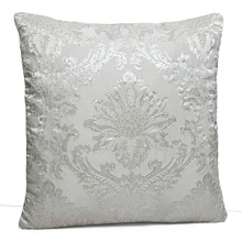 This luxurious all-white bedding ensemble incorporates couture-inspired details - from intricate floral embroidery to elegant silk matelasse - for a feminine vision of modern romance. This luxurious all-white bedding ensemble incorporates couture-inspired details - from intricate floral embroidery to elegant silk matelasse - for a feminine vision of modern romance.