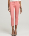 J Brand Jeans - Crop Skinny Jeans in Coral