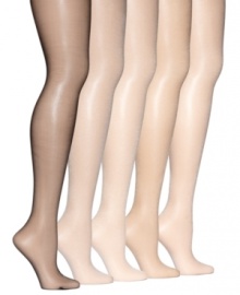 Shine a little bit brighter for the office or an evening out with Berkshire's ultra-sheer hosiery featuring flattering allover shimmer. Shine a little bit brighter for the office or an evening out with Berkshire's ultra-sheer hosiery featuring flattering allover shimmer.