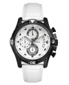 Give yourself an edge with the bold contrast of this watch by GUESS.